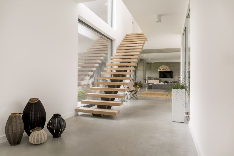 Contemporary Floating Stairs