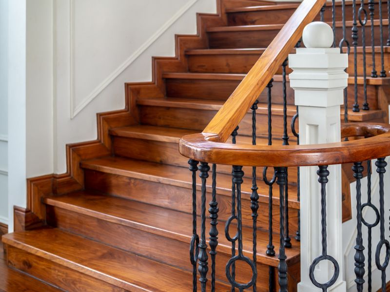 Elegant Staircase Finish