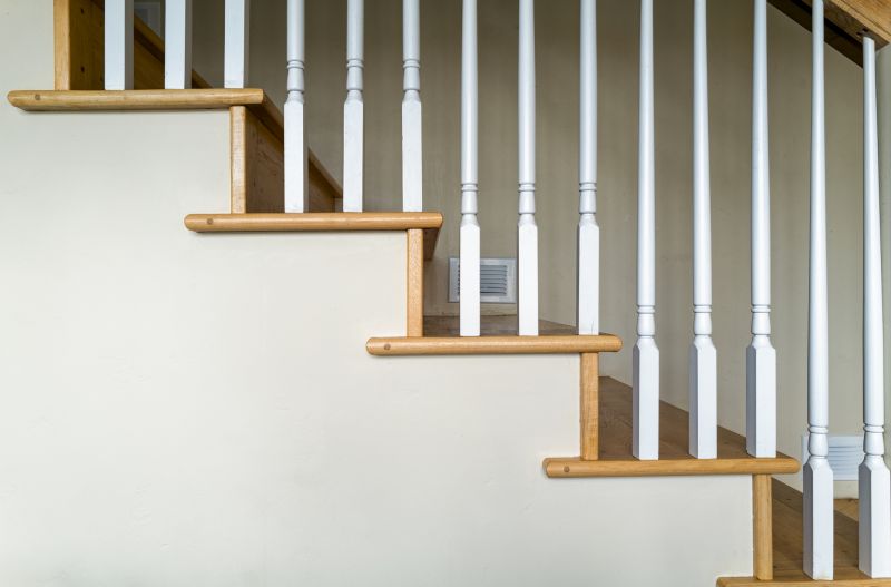 Wood Stair Railing Repair in Olathe, KS